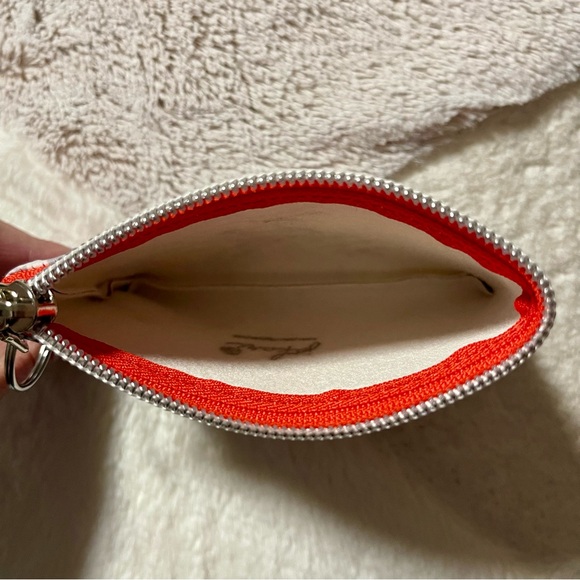 Jakari Mini Zipper Pouch/Coin Purse with Key Ring-Americana Floral - Picture 3 of 4